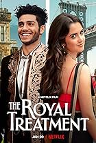 Laura Marano and Mena Massoud in The Royal Treatment (2022)