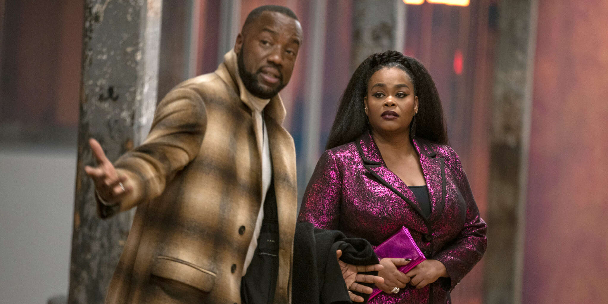 Jill Scott and Malik Yoba in First Wives Club (2019)