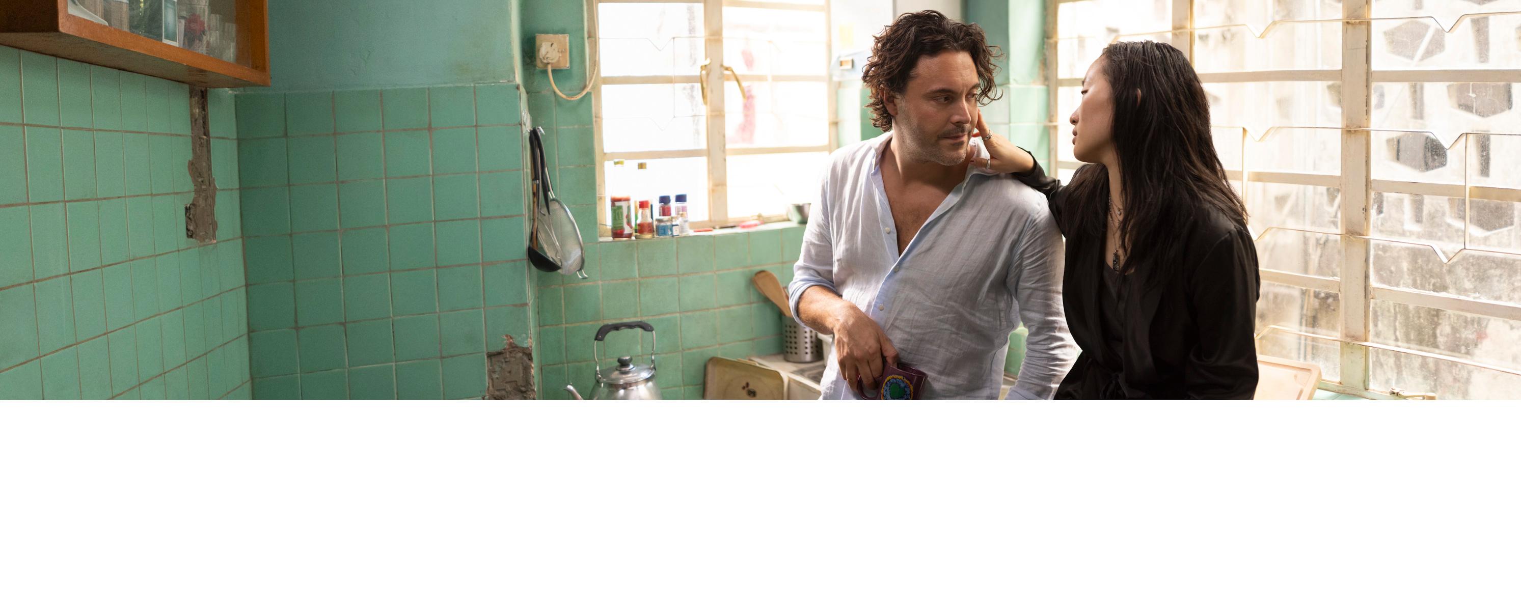 Ji-young Yoo and Jack Huston in Mainland (2024)