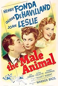 Olivia de Havilland, Henry Fonda, and Joan Leslie in The Male Animal (1942)