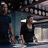 Dwayne Johnson and Gina Carano in Furious 6 (2013)