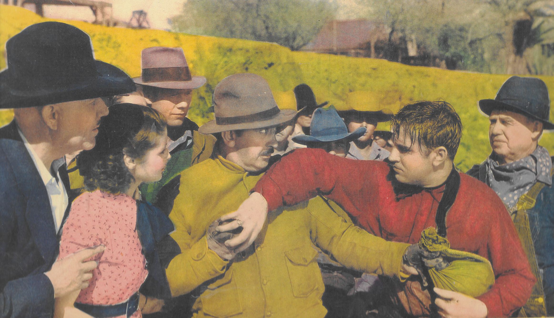 Gene Autry, Ken Cooper, Sam Flint, Frances Grant, Jack Kennedy, and Charles King in Red River Valley (1936)