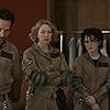 Paul Rudd, Carrie Coon, Mckenna Grace, and Finn Wolfhard in Ghostbusters: Frozen Empire (2024)