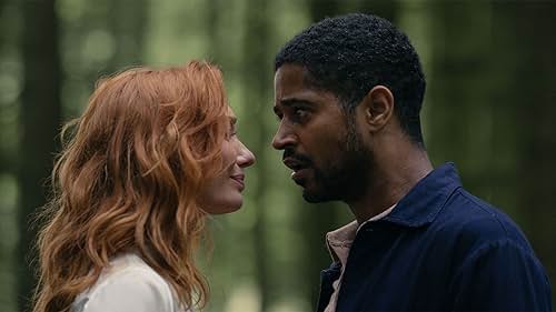 Alfred Enoch and Eleanor Tomlinson in The Couple Next Door (2023)