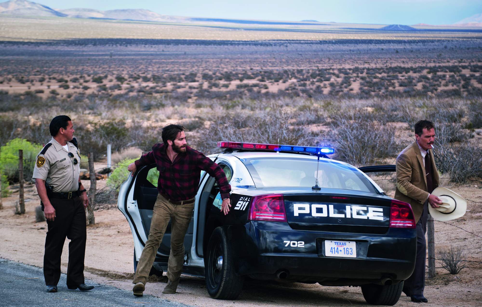 Jake Gyllenhaal, Michael Shannon, and Franco Vega in Nocturnal Animals (2016)