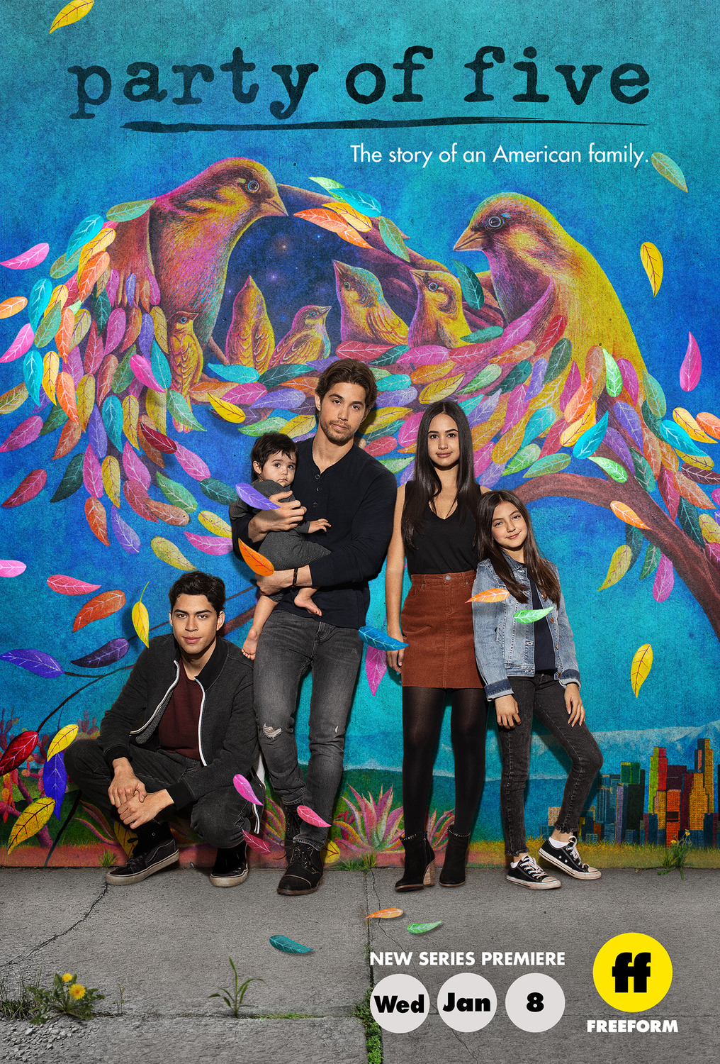 Brandon Larracuente, Niko Guardado, Emily Tosta, and Elle Paris Legaspi in Party of Five (2020)