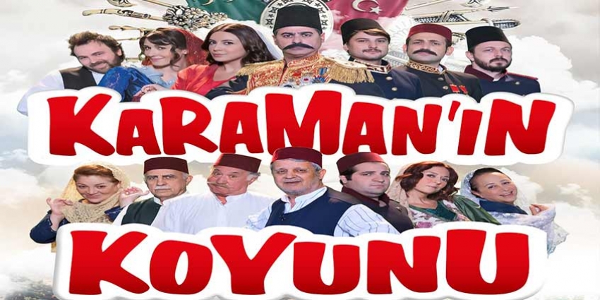 Halit Akçatepe, Ferdi Akarnur, Dost Elver, Burak Sarimola, Gamze Gözalan, Nusret Çetinel, Sinan Çaliskanoglu, Firat Çöloglu, Melis Tüzüngüç, Ferdi Sancar, Bengi Idil Uras, and Sami Aksu in Karamanin Koyunu (2015)