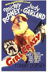 Judy Garland, Mickey Rooney, and Tommy Dorsey in Girl Crazy (1943)