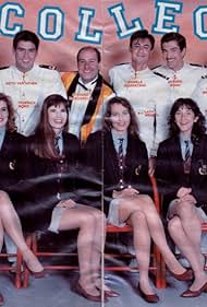 Lara Wendel, Gérard Bonn, Fabrizio Bracconeri, Katalyn Hoffner, Stefano Masciarelli, Federica Moro, Keith Van Hoven, Daniele Giarratana, Jessi Calzà, Nico Davenia, and Raffaella Monti in College (1990)