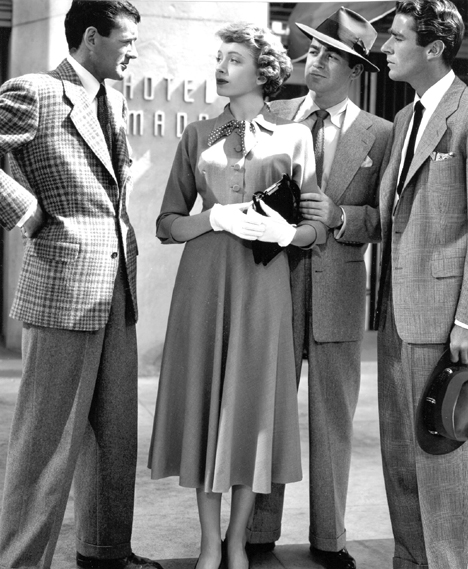 Deborah Kerr, Peter Lawford, Mark Stevens, and Robert Walker in Please Believe Me (1950)