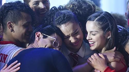 Matt Cornett, Olivia Rodrigo, Frankie A. Rodriguez, Joshua Bassett, and Sofia Wylie in High School Musical: The Musical: The Series (2019)