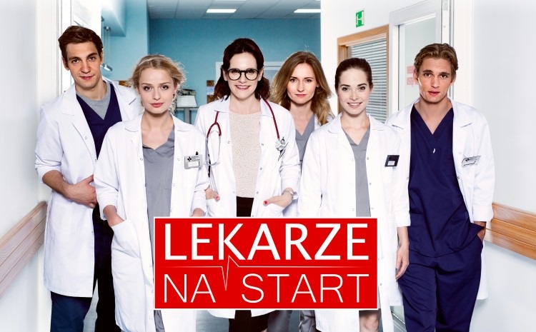 Zuzanna Grabowska, Marta Król, Maria Pawlowska, Filip Gurlacz, Kamil Szeptycki, and Dominika Kryszczynska in Lekarze na start (2017)