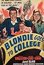 Arthur Lake, Larry Simms, Penny Singleton, and Daisy in Blondie Goes to College (1942)