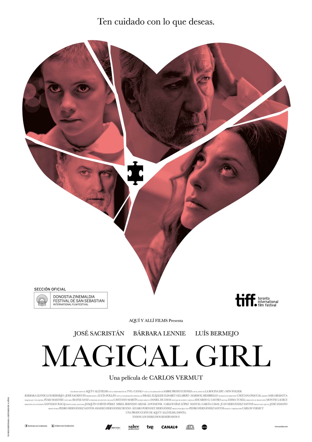 José Sacristán, Bárbara Lennie, Luis Bermejo, and Marina Andruix in Magical Girl (2014)