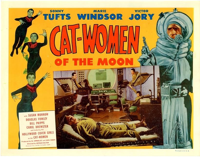 Victor Jory, Sonny Tufts, and Marie Windsor in Cat-Women of the Moon (1953)