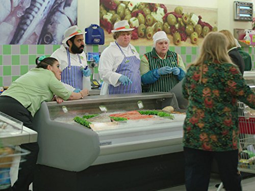 Rita May, Beverly Rudd, Adeel Akhtar, and Danny Kirrane in Trollied (2011)