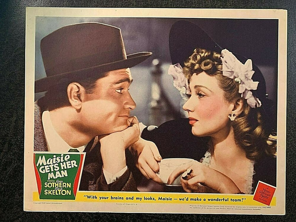 Red Skelton and Ann Sothern in Maisie Gets Her Man (1942)