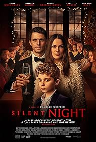 Matthew Goode, Keira Knightley, Lucy Punch, Gilby Griffin Davis, Hardy Griffin Davis, Rufus Jones, Annabelle Wallis, Kirby Howell-Baptiste, Sope Dirisu, Lily-Rose Depp, Davida McKenzie, and Roman Griffin Davis in Silent Night (2021)