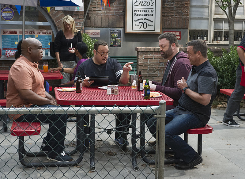 Kevin James, Lenny Venito, Leonard Earl Howze, and Christopher Brian Roach in Kevin Can Wait (2016)