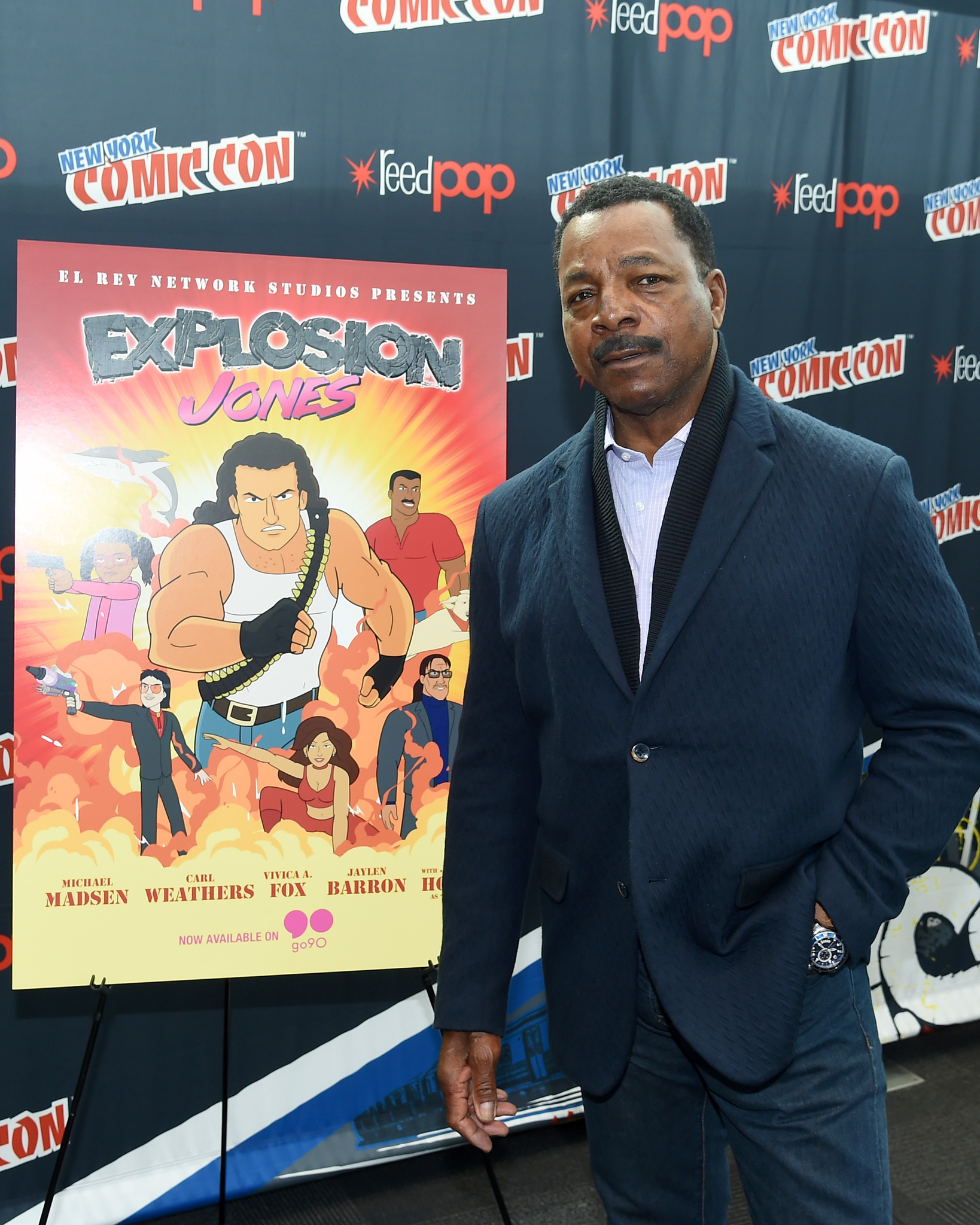 Carl Weathers at an event for Explosion Jones (2017)