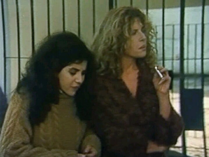 Leonor Benedetto and Rita Terranova in Condemned to Hell (1984)