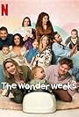 Katja Schuurman, Yolanthe Cabau, Louis Talpe, Sallie Harmsen, Sarah Chronis, Miljuschka Witzenhausen, and Soy Kroon in The Wonder Weeks (2023)