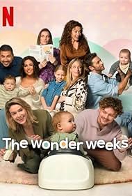 Katja Schuurman, Yolanthe Cabau, Louis Talpe, Sallie Harmsen, Sarah Chronis, Miljuschka Witzenhausen, and Soy Kroon in The Wonder Weeks (2023)