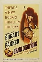 Humphrey Bogart and Eleanor Parker in Chain Lightning (1950)