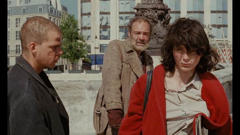 Juliette Binoche, Klaus-Michael Grüber, and Denis Lavant in The Lovers on the Bridge (1991)