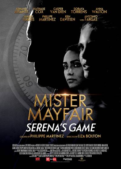 Armand Assante, Nathalie Cox, and Soraya Torrens in Mister Mayfair: Serena's Game (2021)