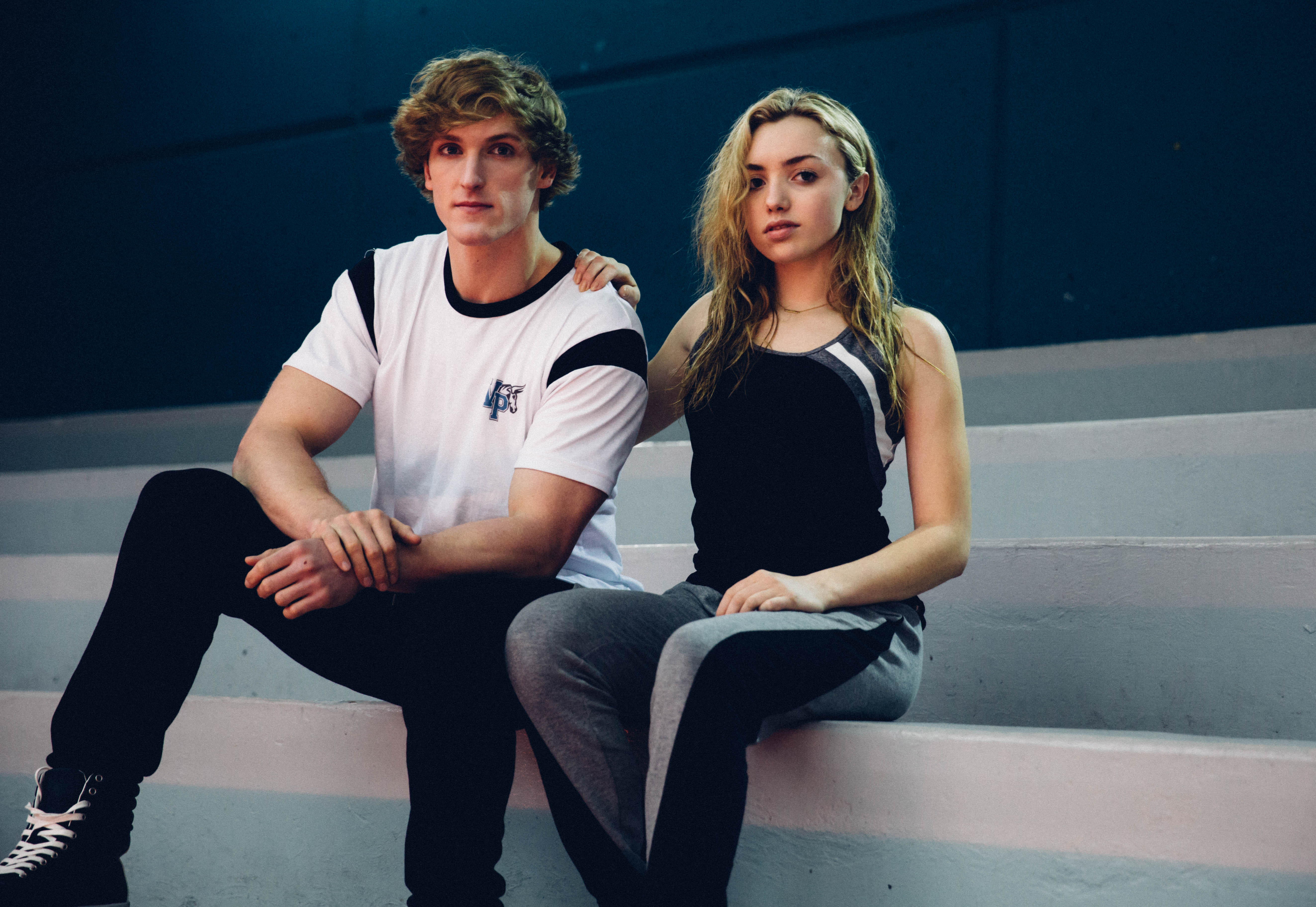 Peyton List and Logan Paul in The Thinning (2016)