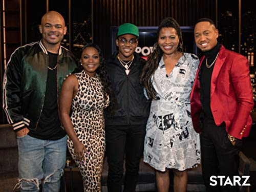 Naturi Naughton, Courtney A. Kemp, Terrence Jenkins, and Michael Rainey Jr. in Power Confidential (2019)