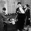 Oliver Hardy, Patricia Ellis, Minna Gombell, and Stan Laurel in Block-Heads (1938)