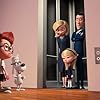 Leslie Mann, Ty Burrell, Stephen Colbert, Ariel Winter, and Max Charles in Mr. Peabody & Sherman (2014)