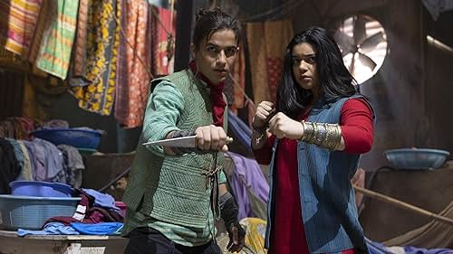 Iman Vellani and Aramis Knight in Ms. Marvel (2022)