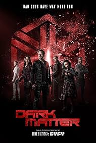 Roger Cross, Jodelle Ferland, Anthony Lemke, Zoie Palmer, Melissa O'Neil, and Alex Mallari Jr. in Dark Matter (2015)