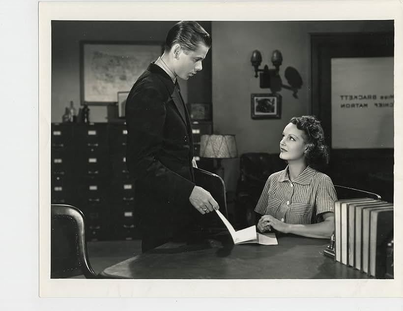 Glenn Ford and Rochelle Hudson in Convicted Woman (1940)