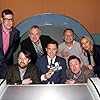 Patsy Kensit, Rob Brydon, David Mitchell, Bob Mortimer, Richard Osman, Lee Mack, and Greg Davies in Would I Lie to You? (2007)