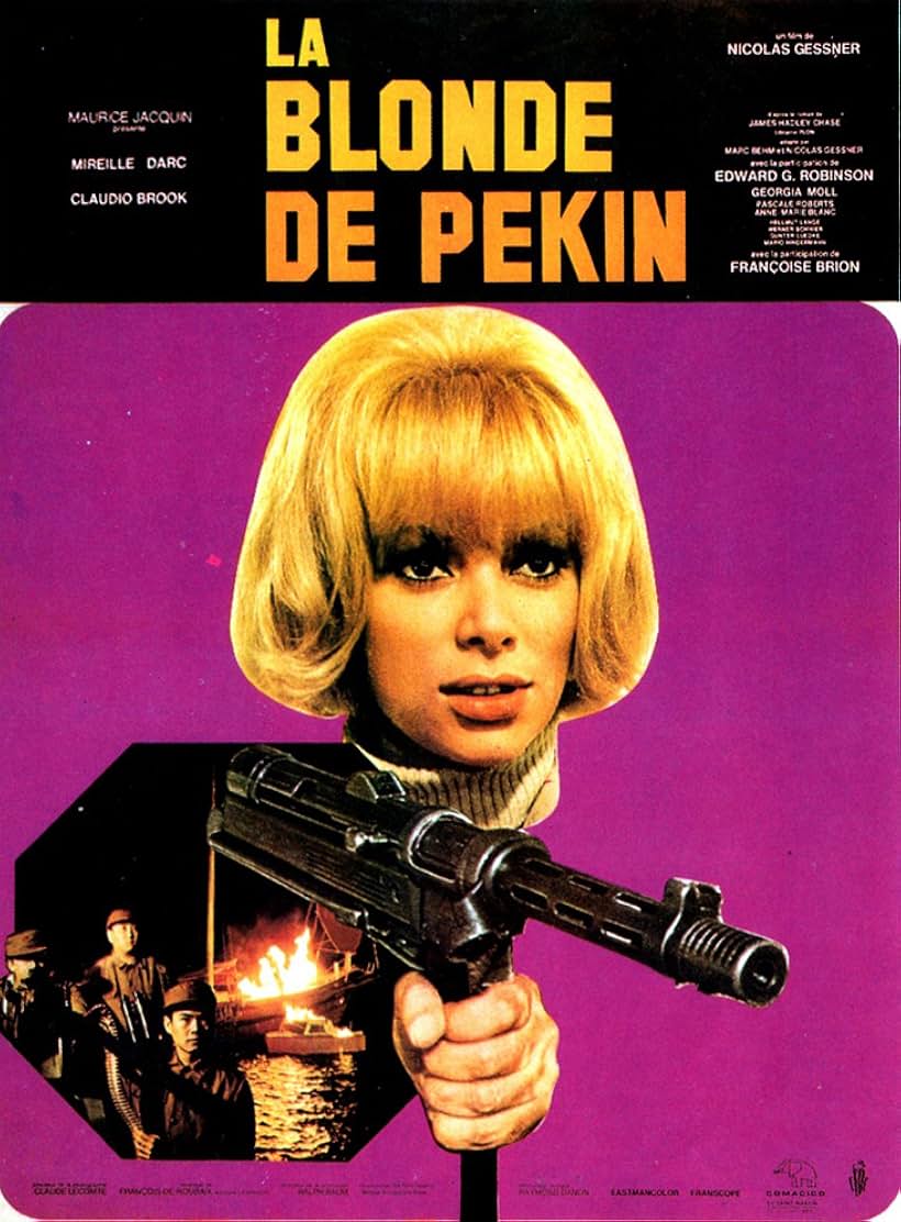 Mireille Darc in The Blonde from Peking (1967)