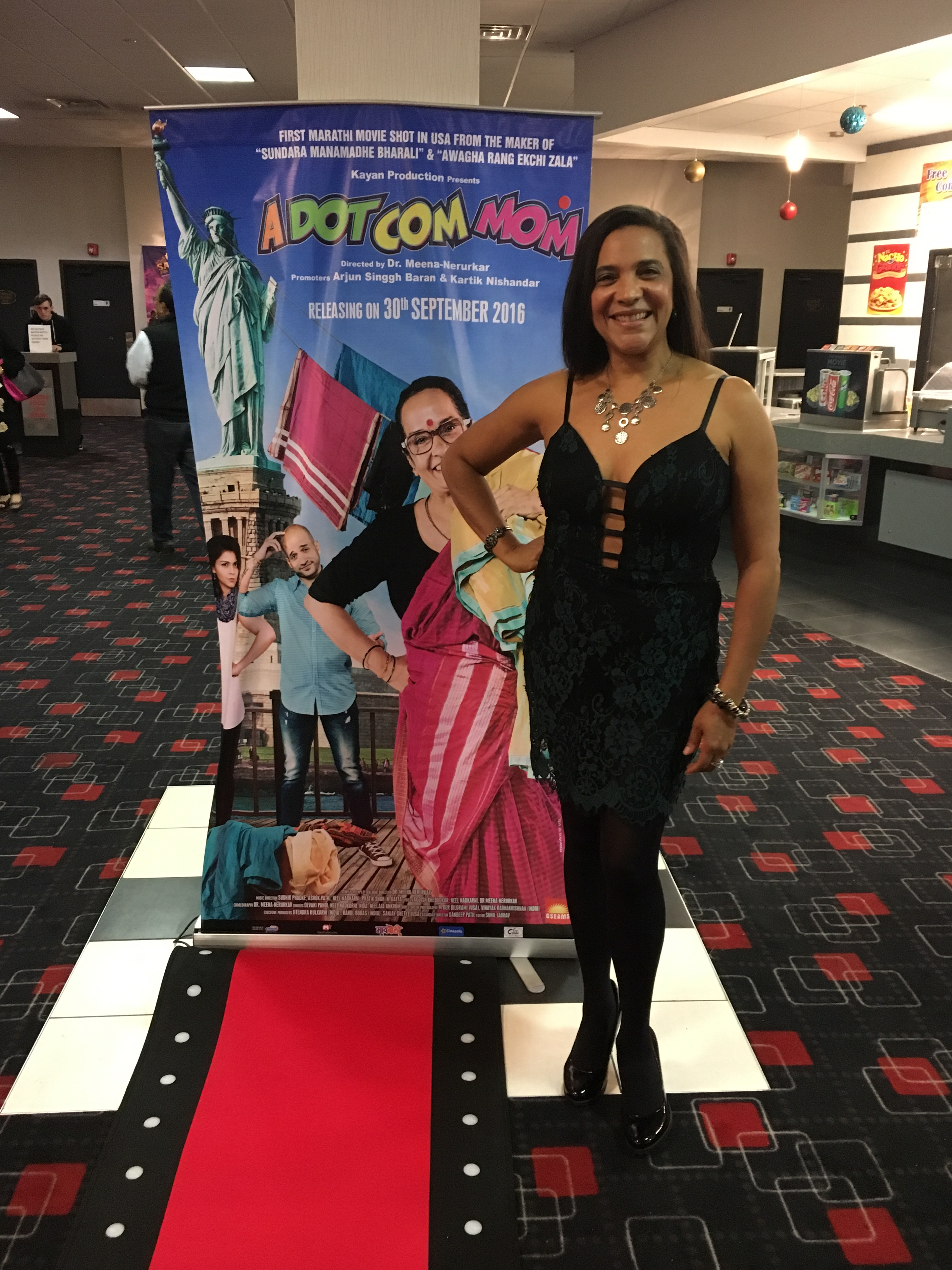 At the screening of the USA premiere of "A Dot Com Mom"