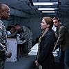 Forest Whitaker, Amy Adams, and Jeremy Renner in Arrival (2016)