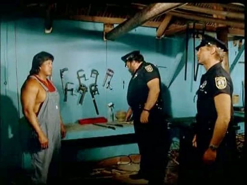 Terence Hill, William 'Bo' Jim, and Bud Spencer in Miami Supercops (1985)