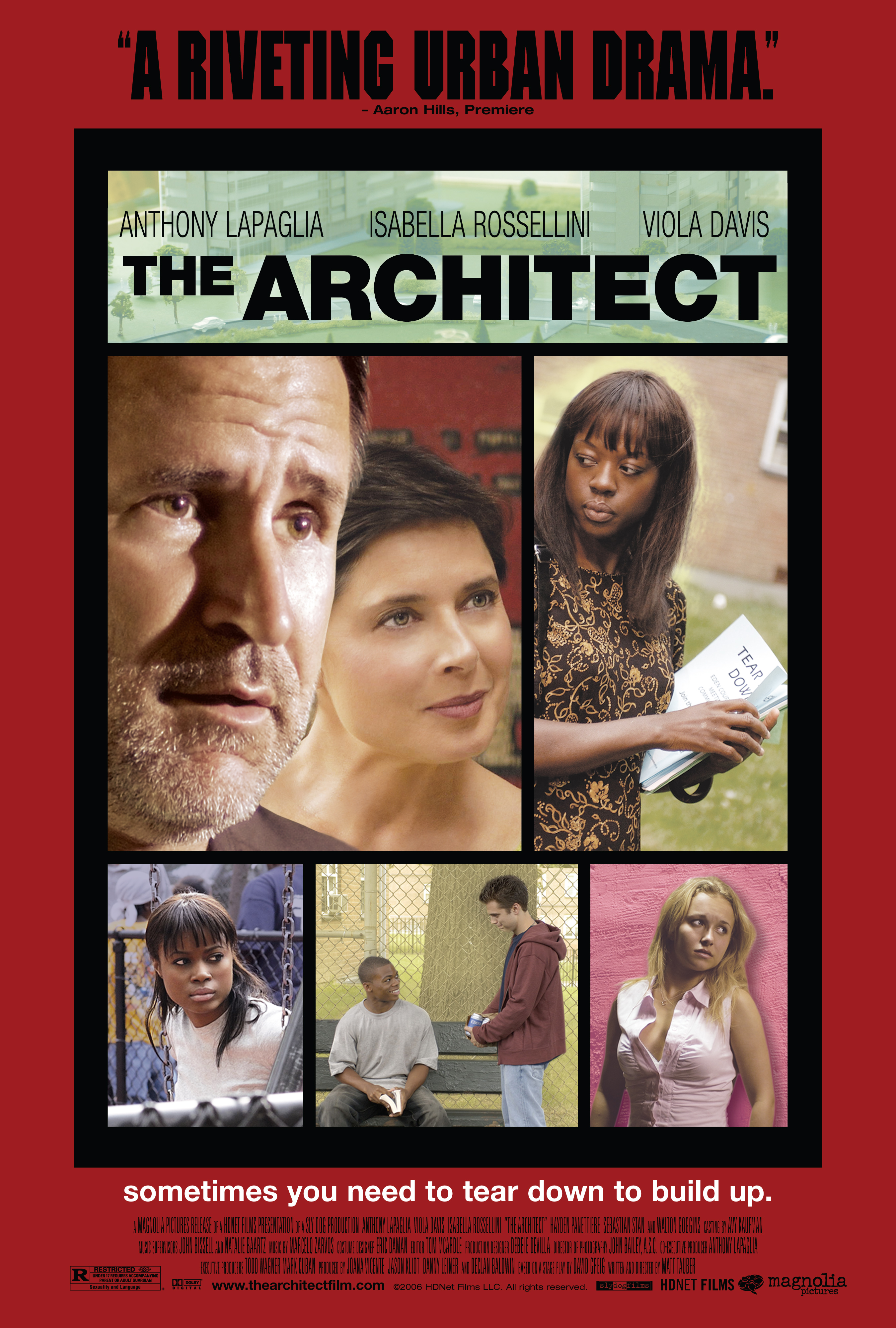 Isabella Rossellini, Anthony LaPaglia, Viola Davis, Hayden Panettiere, and Serena Reeder in The Architect (2006)