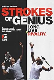 Roger Federer and Rafael Nadal in Strokes of Genius (2018)