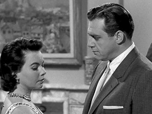 Raymond Burr and Joan Elan in Perry Mason (1957)