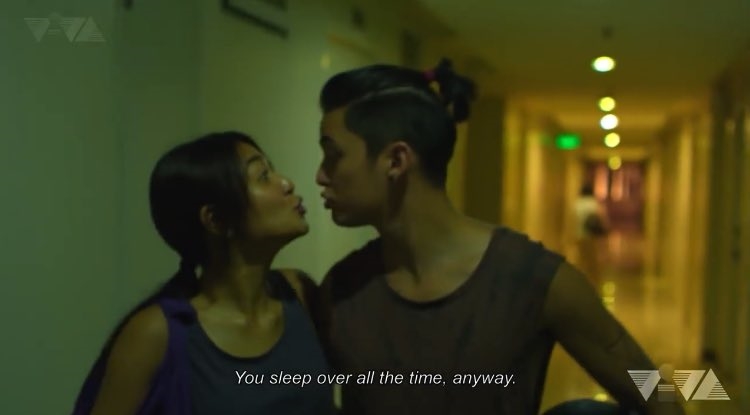 James Reid and Nadine Lustre in Never Not Love You (2018)