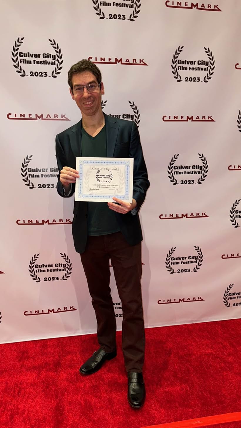 Winning the audience award for Best Feature for The Charisma Killers at the Culver City Film Festival