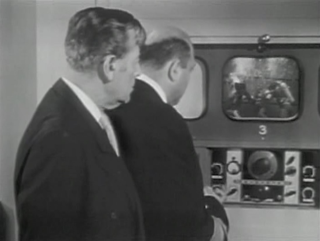 Gerald Milton and John Mylong in Counterspy (1958)