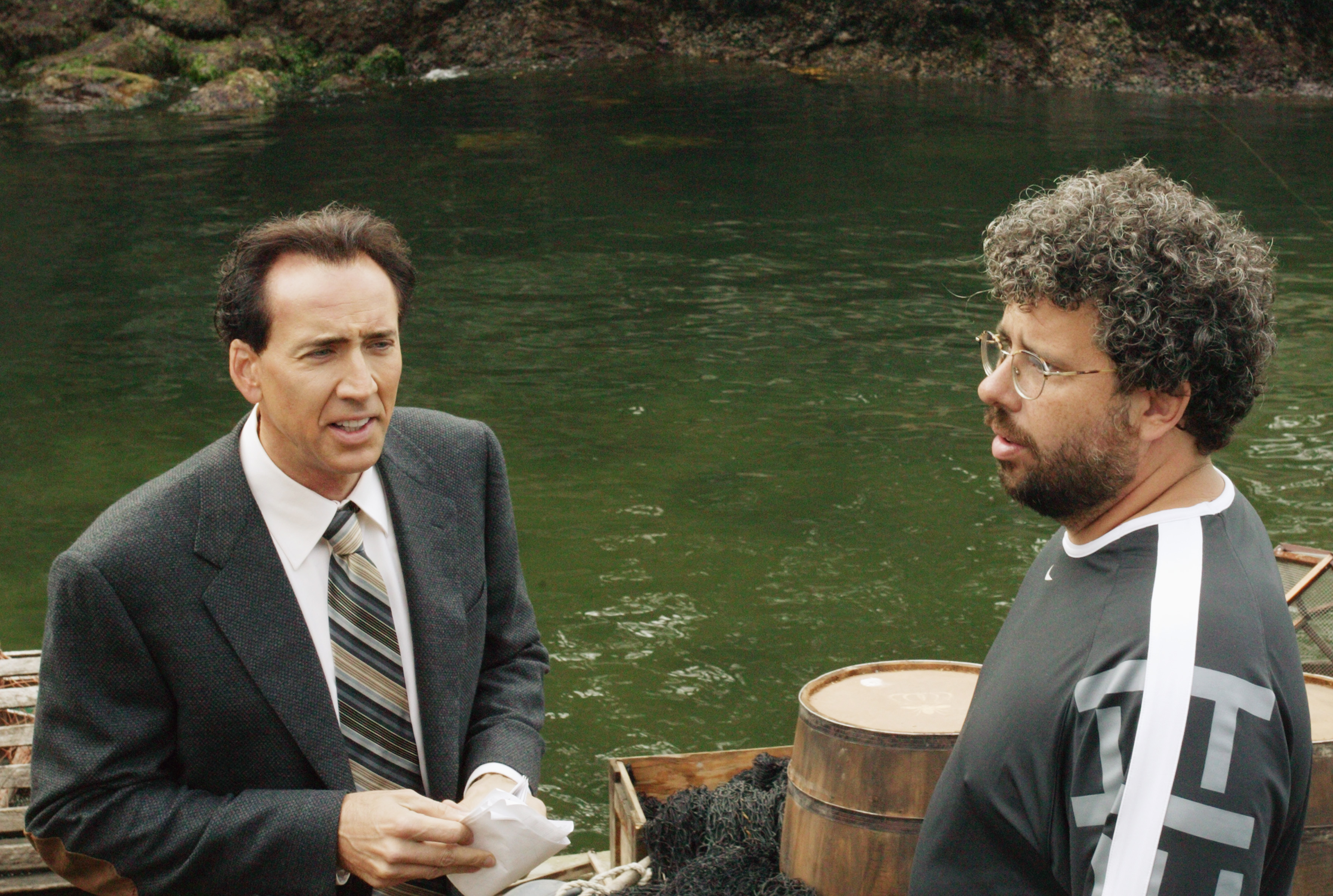 Nicolas Cage and Neil LaBute in The Wicker Man (2006)