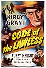 Kirby Grant and Fuzzy Knight in Code of the Lawless (1945)